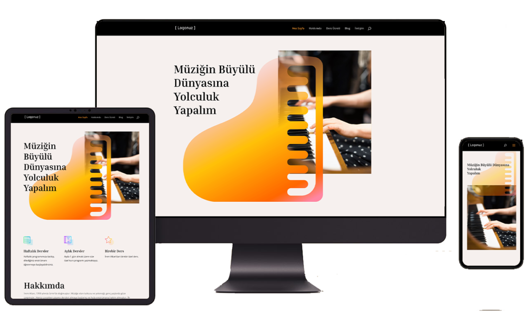 Müzik Ögretmeni Hazır WordPress Teması