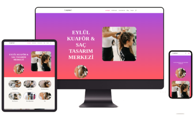 Kuaför Hazır WordPress Teması