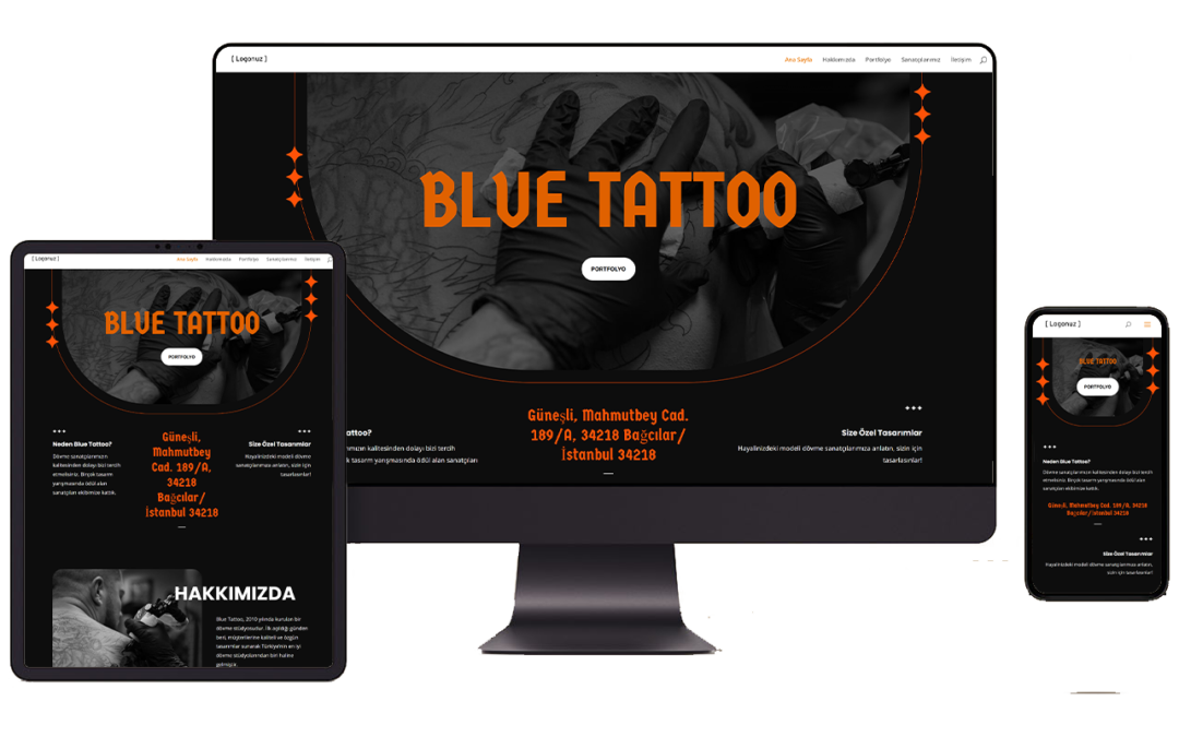 Dövme Sanatçisi Hazır WordPress Teması