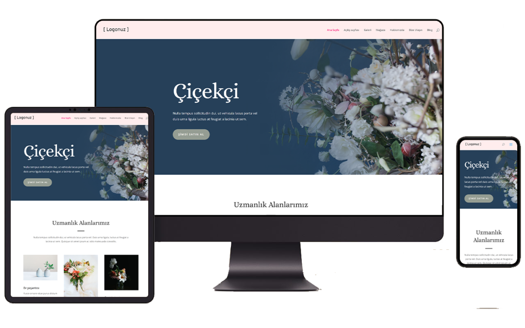 Çiçekçi Hazır WordPress Teması