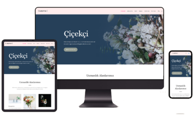 Çiçekçi Hazır WordPress Teması