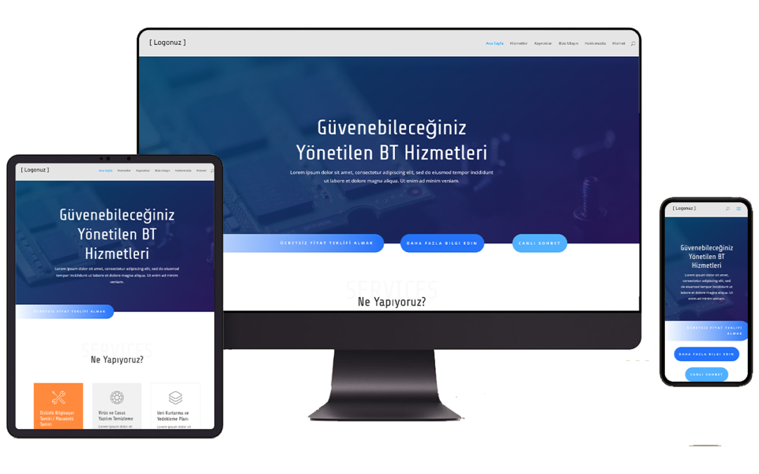 Bilisim Hizmetleri Hazır WordPress Teması