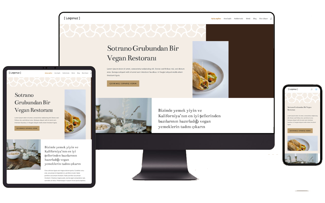 Vejetaryen Restoran Hazır WordPress Teması