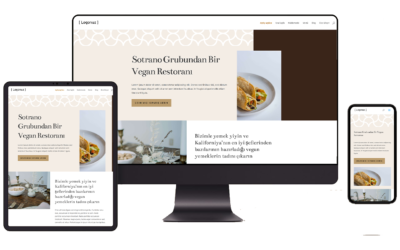 Vejetaryen Restoran Hazır WordPress Teması