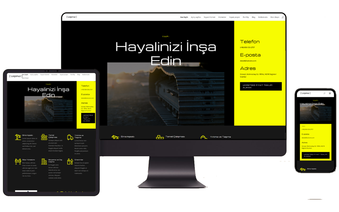 Insaat Yapi Hazır WordPress Teması