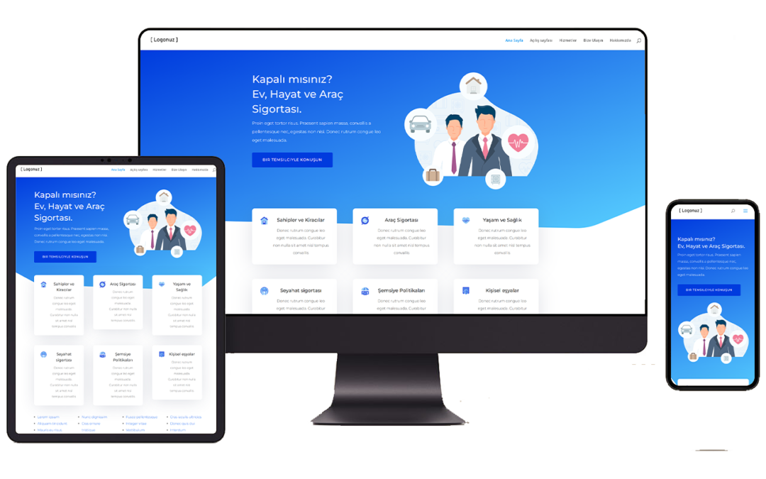Sigorta Ajansi Hazır WordPress Teması