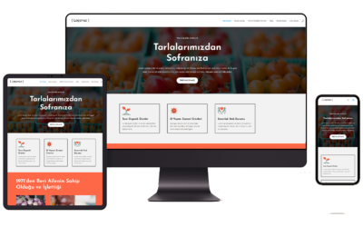 Çiftlik Gida Üretim Hazır WordPress Teması