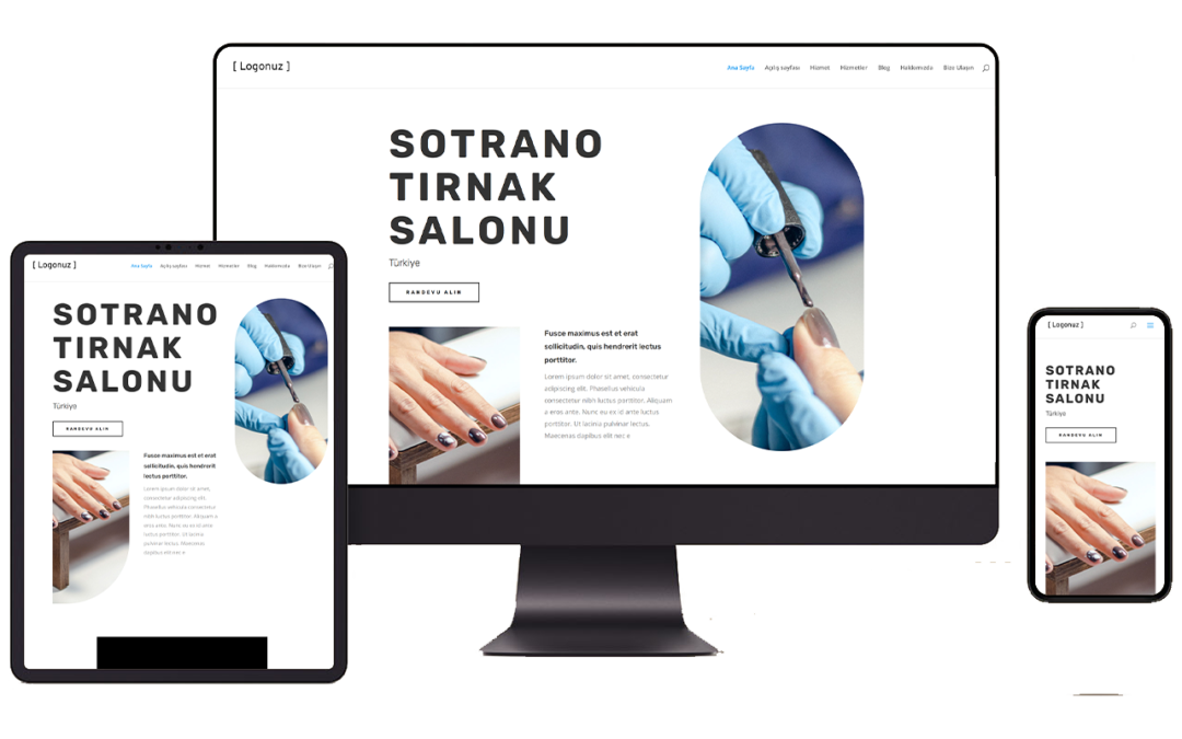 Tırnak Salonu Hazır WordPress Teması