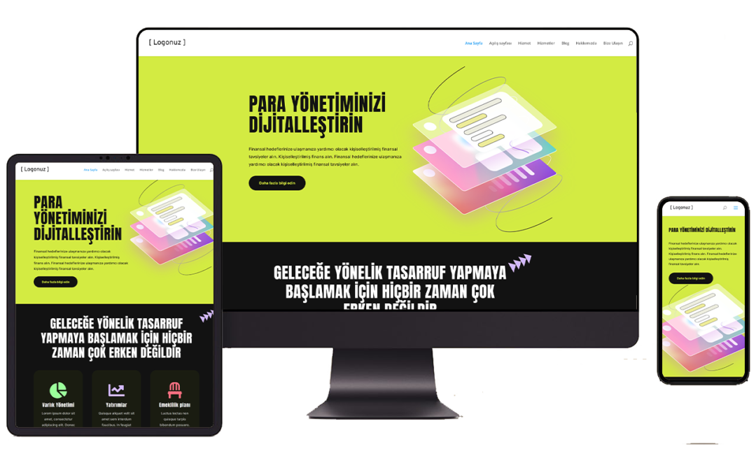 Finansal Planlama Hazır WordPress Teması