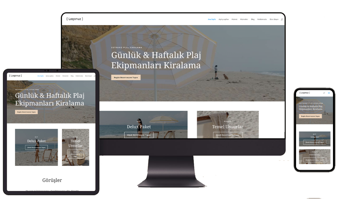 Plaj Kiralama Hazır WordPress Teması