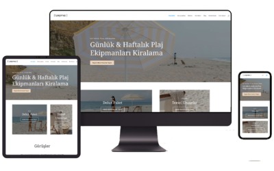 Plaj Kiralama Hazır WordPress Teması
