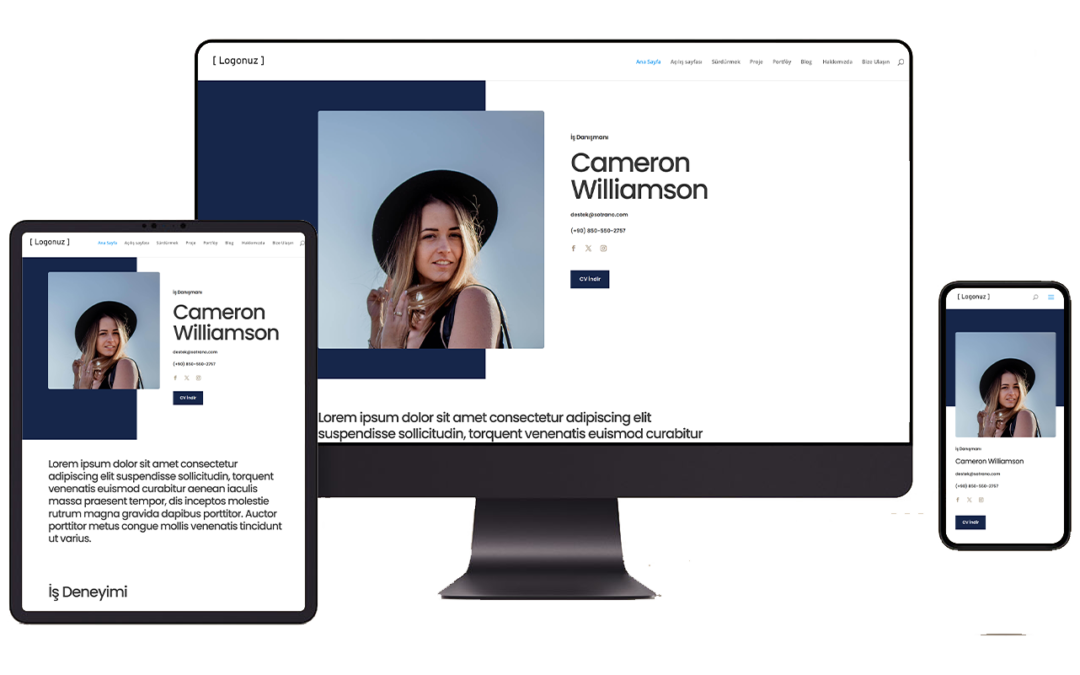 Özgeçmis CV Hazır WordPress Teması