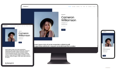 Özgeçmis CV Hazır WordPress Teması