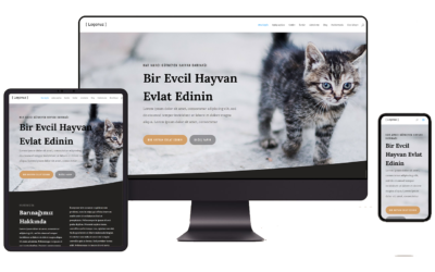Hayvan barınağı Hazır WordPress Teması