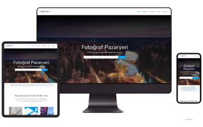 Fotoğraf Pazarı Hazır WordPress Teması