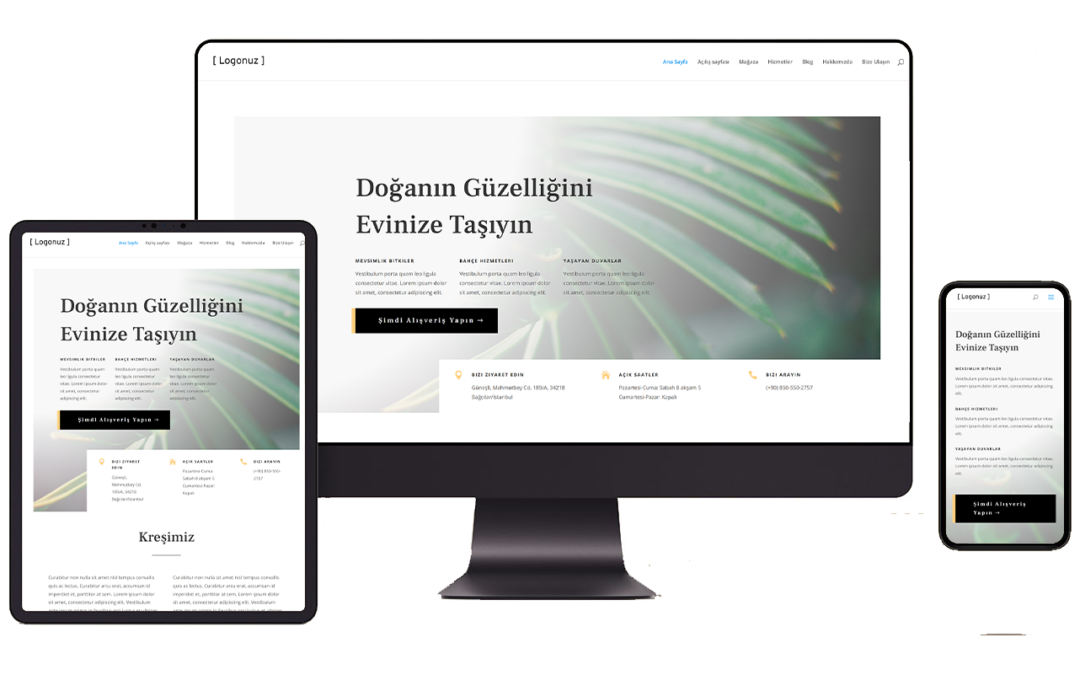 Fidanlık Hazır WordPress Teması