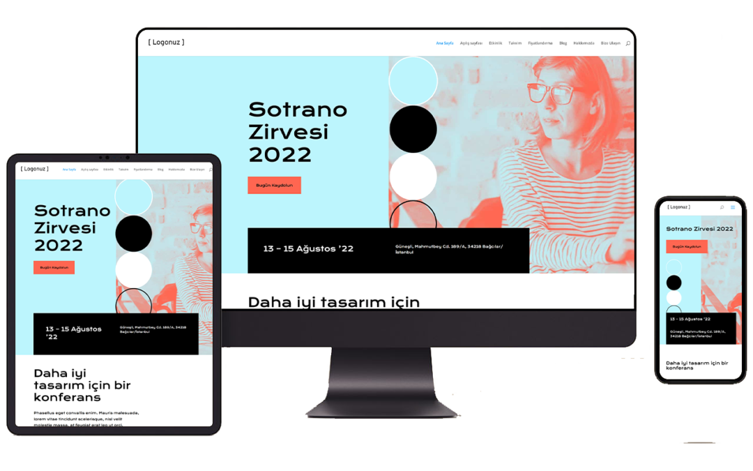 Konferans Tasarımı Hazır WordPress Teması