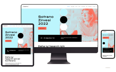 Konferans Tasarımı Hazır WordPress Teması