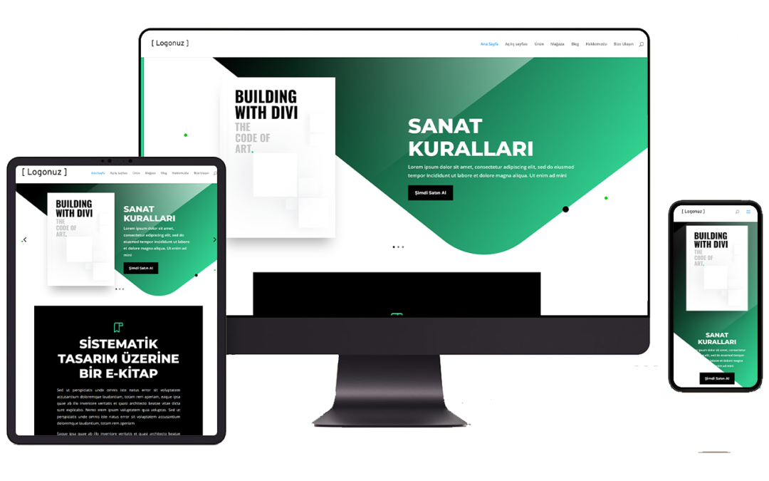 E-kitap Hazır WordPress Teması