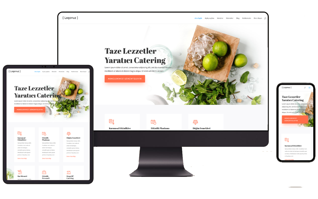 Yemek Dağıtım Hazır WordPress Teması