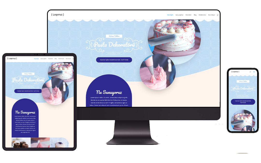 Pastane Hazır WordPress Teması