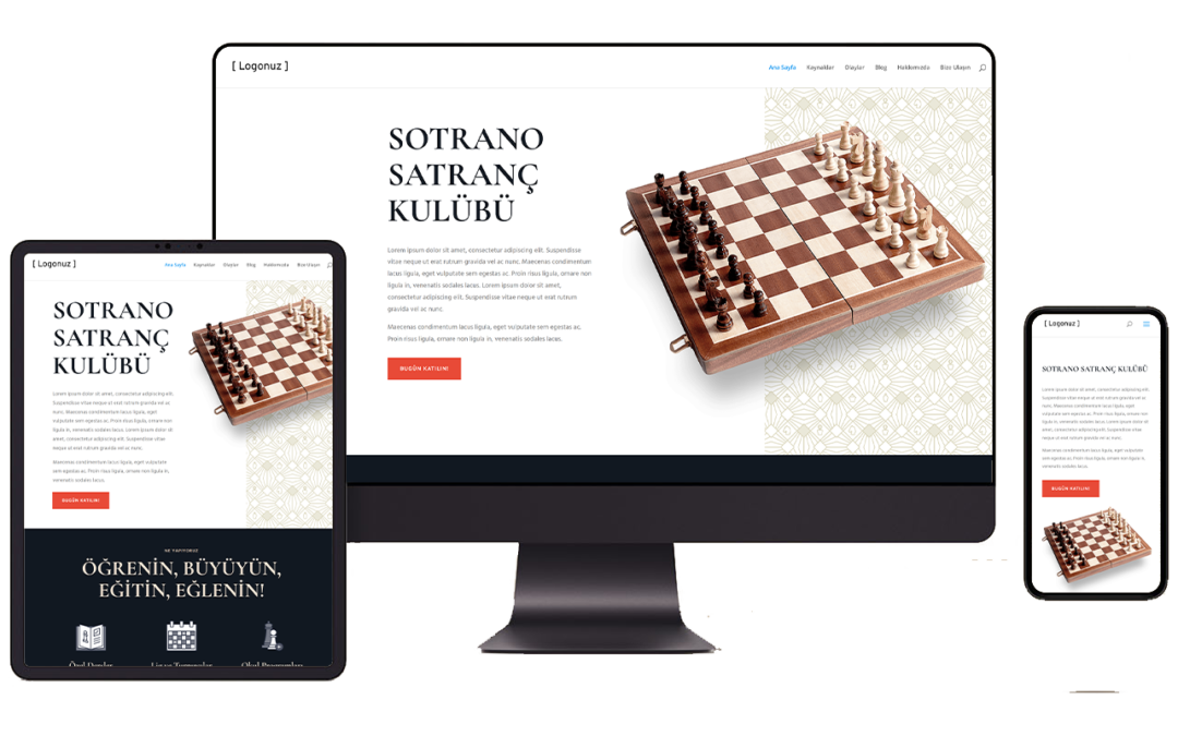Satranç Kulübü Hazır WordPress Teması